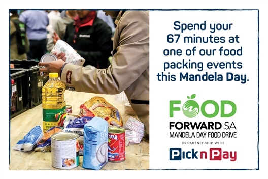 FoodForward SA Mandela Day Food Drive Packing Event, in partnership with Pick n Pay